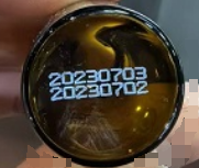 四川白墨噴碼機效果